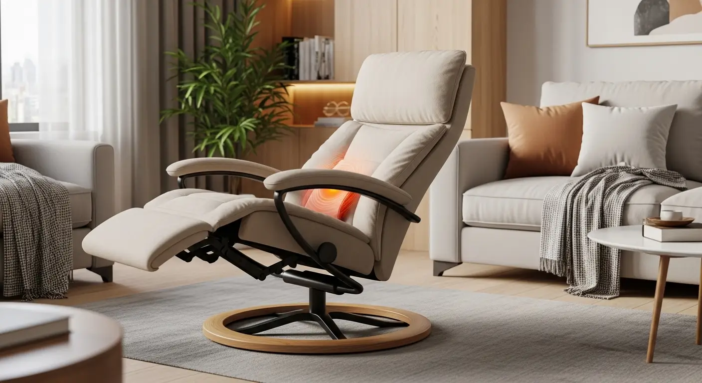 Fauteuil relax mal de dos dans un salon moderne – soulager les lombaires